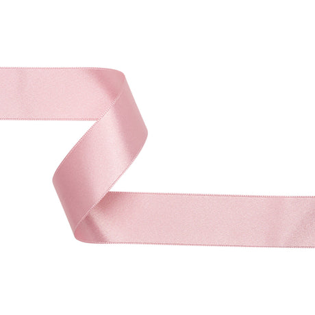 Pink Double Face French Satin Ribbon - 1"
