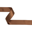 Brown Double Face French Satin Ribbon - 1"