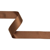 Brown Double Face French Satin Ribbon - 1"