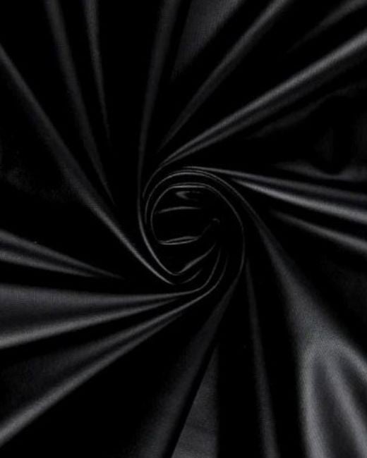 Black 2-Way Stretch Faux Leather