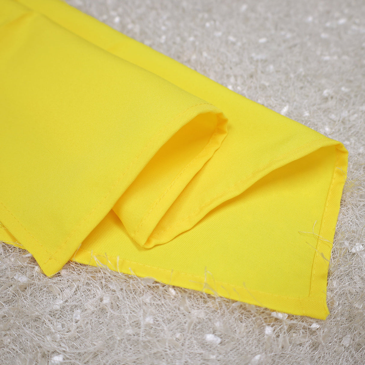 Rectangular Premium Polyester Tablecloth 72x120 Canary Yellow
