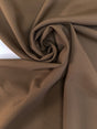 Polyester Twill Brown Beige Stretch