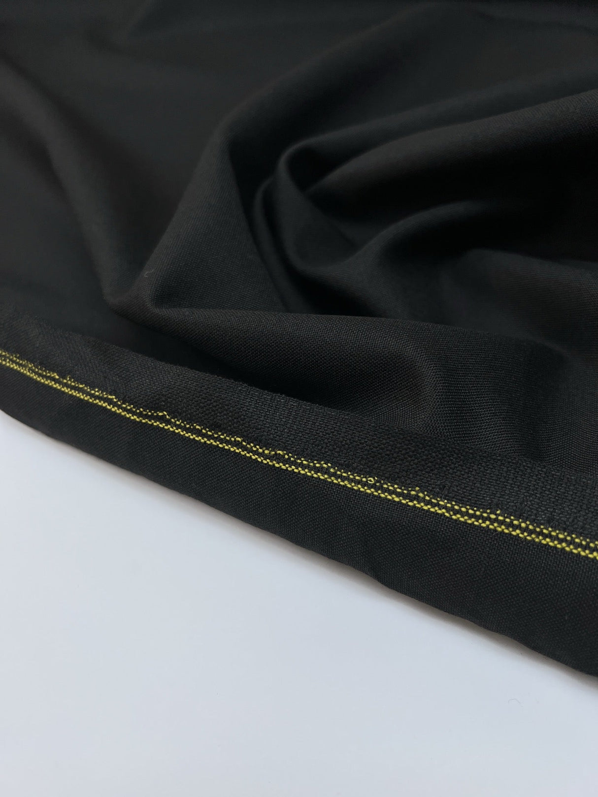 Wool Suiting Fabric Black