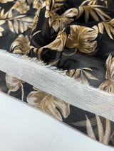 Viscose Chiffon Printed Black Brown