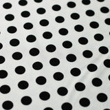 E-Z Dots Nylon Spandex Fabric - Large Polka Dots Print, 58/60" Width (1 Yard)