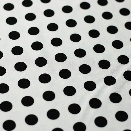 E-Z Dots Nylon Spandex Fabric - Large Polka Dots Print, 58/60" Width (1 Yard)