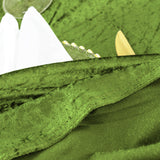 Crushed Velvet Rectangular Tablecloth 90x156 Moss Green