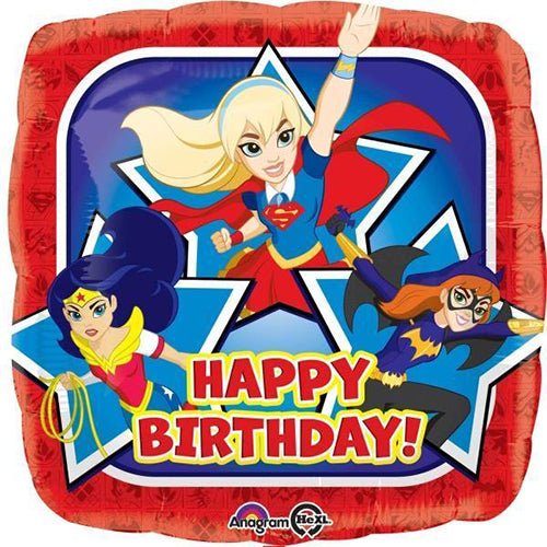 Girls DC Super Hero Girls Birthday Foil Balloon
