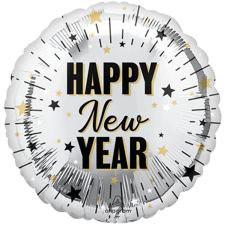 Foil Balloon Elegant New Year Celebration
