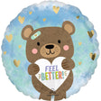 Foil Balloon Feel Better Bear 17 Inch