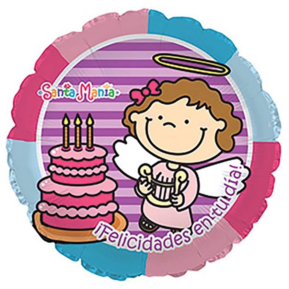 Foil Balloon Felicidades En Tu Dia 17 Inch