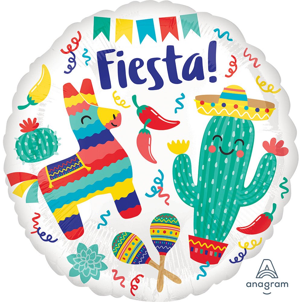 Fiesta Party Foil Balloon 17 Inch