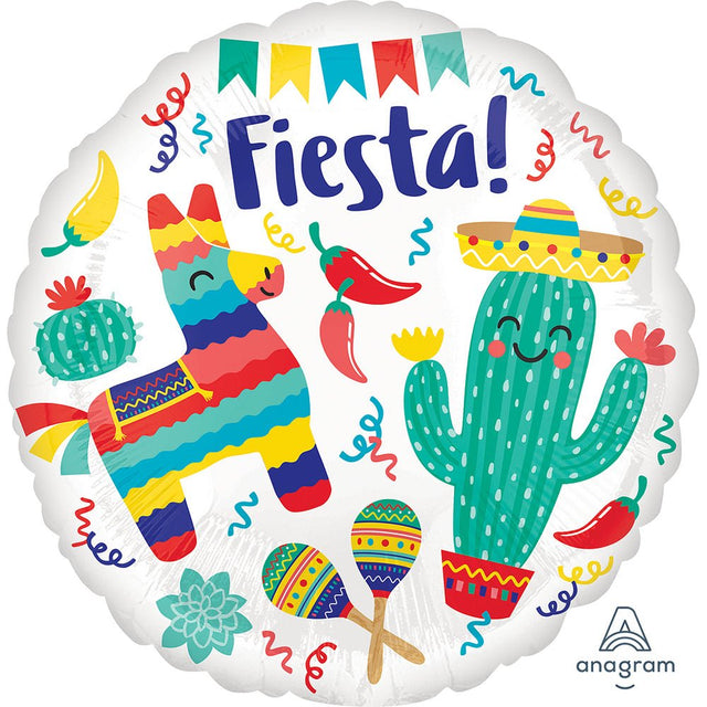 Fiesta Party Foil Balloon 17 Inch