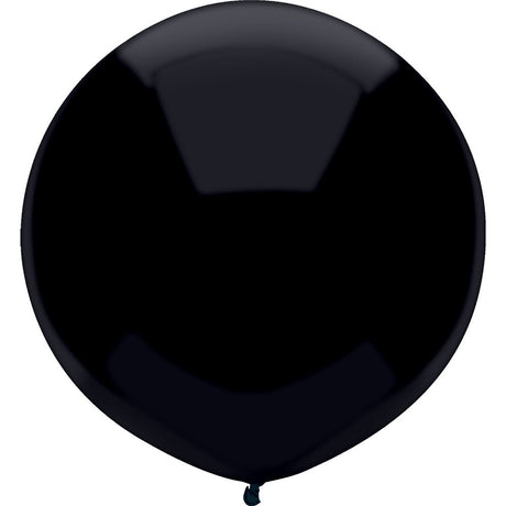 Latex Balloons 17 Inch Black