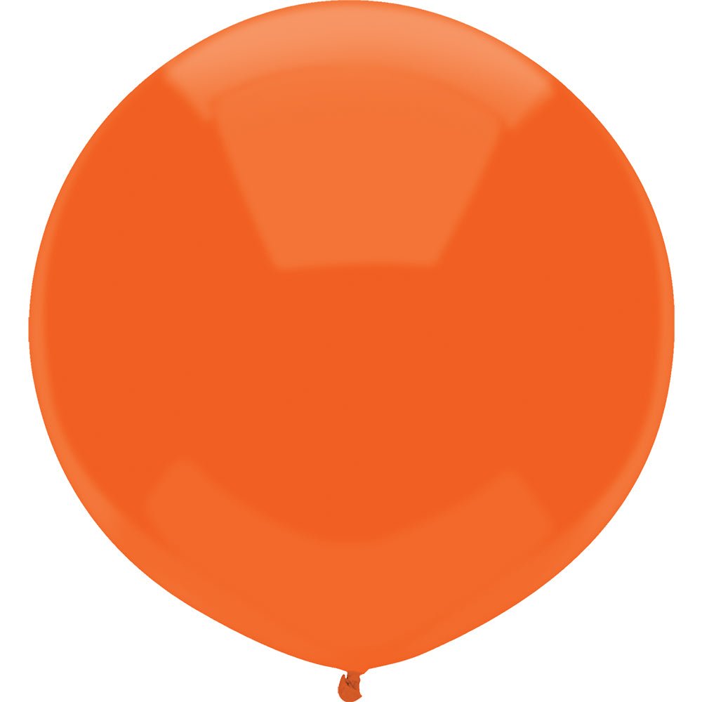 Latex Balloons 17 Inch Orange