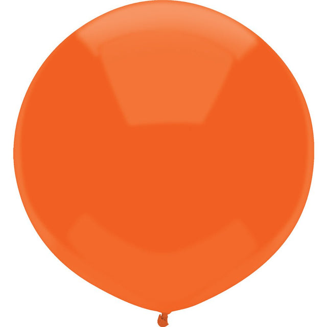 Latex Balloons 17 Inch Orange