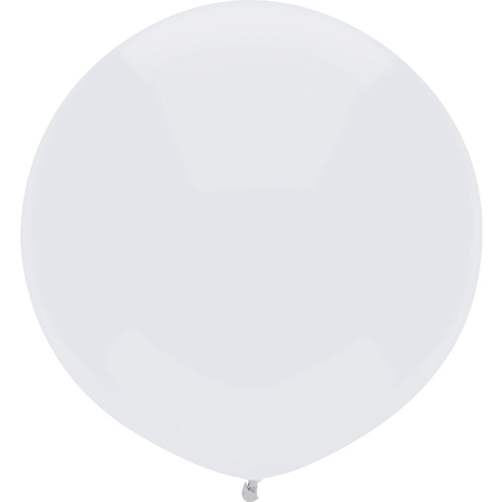 Latex Balloons 17 Inch White