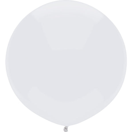 Latex Balloons 17 Inch White