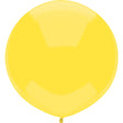 Latex Balloons 17 Inch Yellow