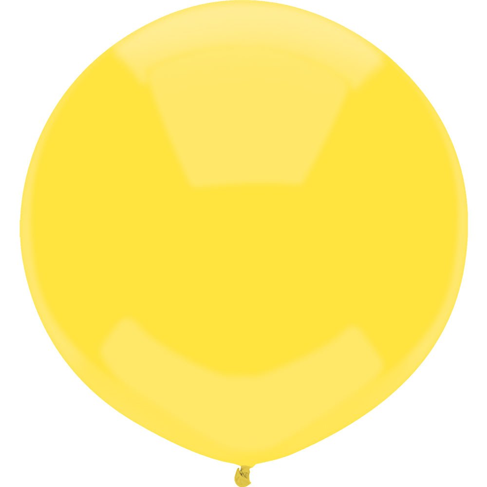 Latex Balloons 17 Inch Yellow