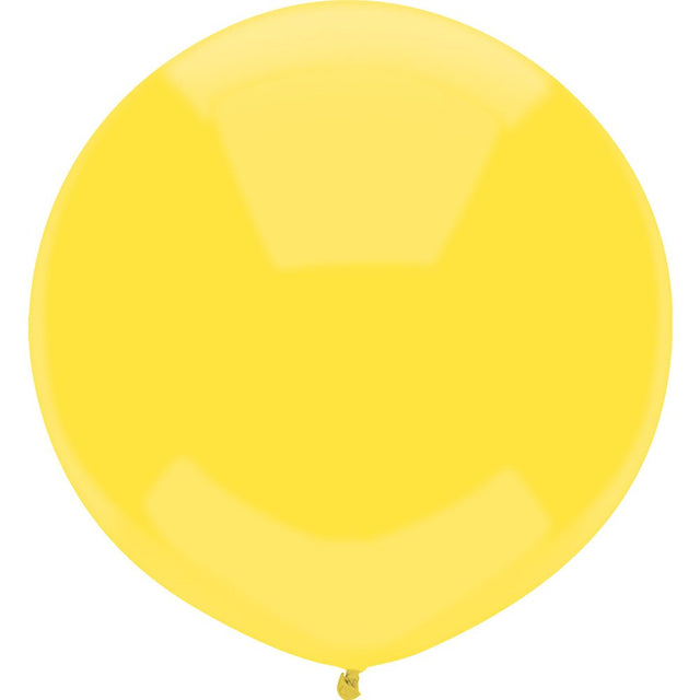 Latex Balloons 17 Inch Yellow