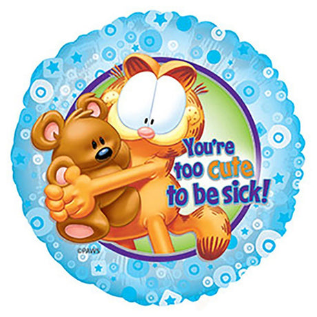 Garfield Foil Balloon 17 Inch Get Well