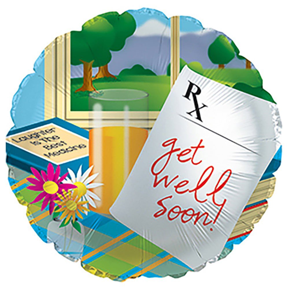 Get Well Prescription Foil Balloon