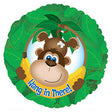 Foil Balloon Hang In There Monkey
