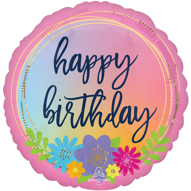 Foil Balloon Happy Birthday Bouquet