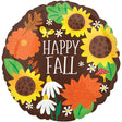 Foil Balloon Happy Fall Sunflowers