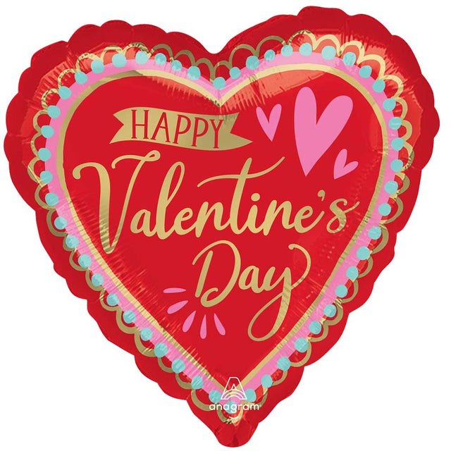 Foil Balloon Happy Valentine's Day Artistic Affection