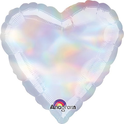 Heart Iridescent Foil Balloon