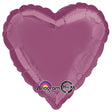 Heart Foil Balloon Metallic Lavender