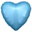 Heart Foil Balloon 17 Inch Pastel Blue