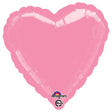 Heart Metallic Pink Foil Balloon