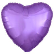 Heart Pearl Lavender Foil Balloon