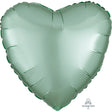Heart Foil Balloon - Satin Luxe Mint Green