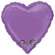 Heart Foil Balloon Spring Lilac