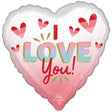 Foil Balloon I Love You Diffused Ombre
