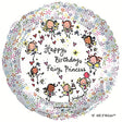 Foil Balloon Girls Birthday Fairy 17 Inch