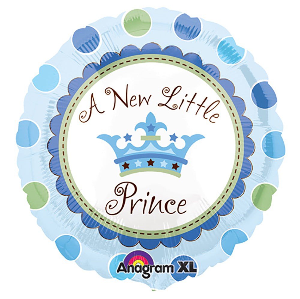 Foil Balloon Little Prince Baby Boy