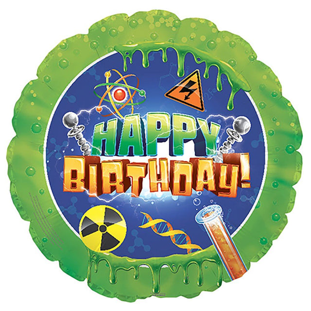 Foil Balloon Mad Scientist Happy Birthday