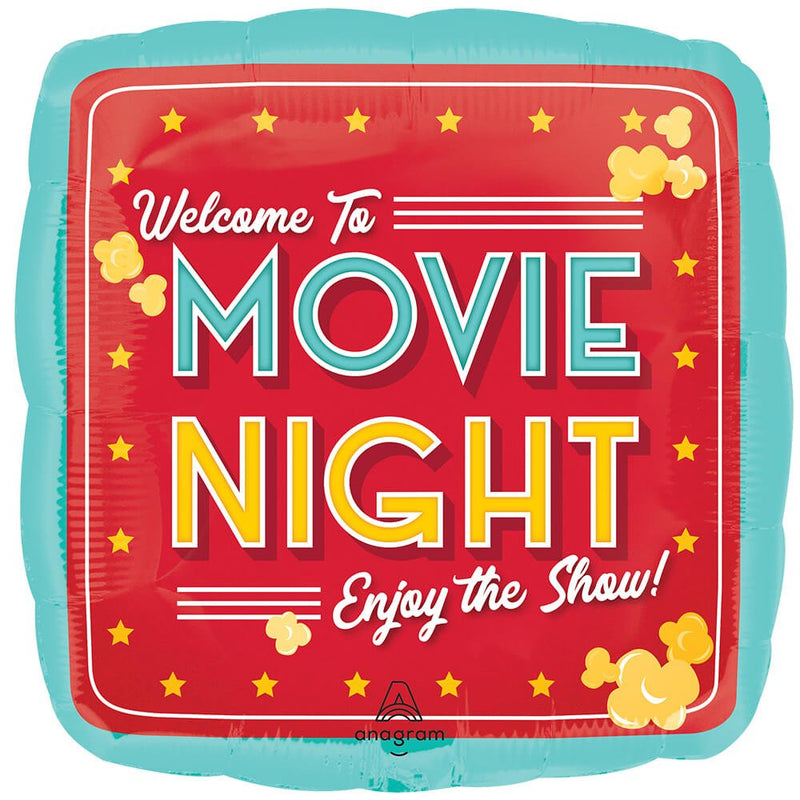 Movie Night Foil Balloon