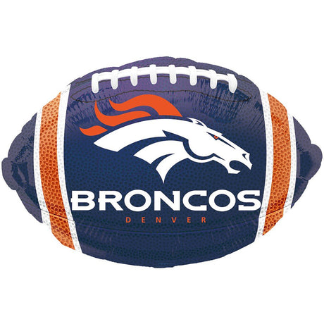 Denver Broncos Foil Balloon 17 Inch