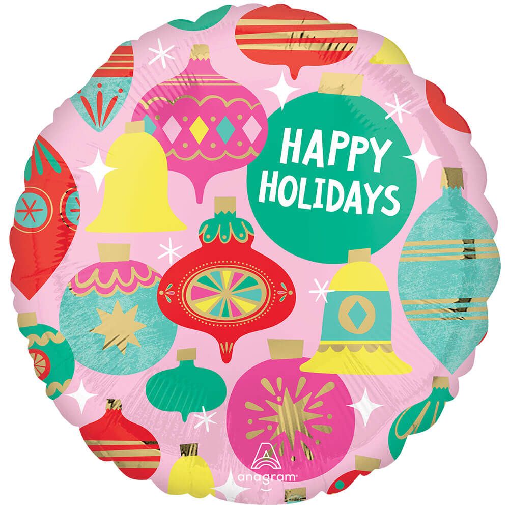 Foil Balloon 17 Inch Oh, What Fun Ornaments