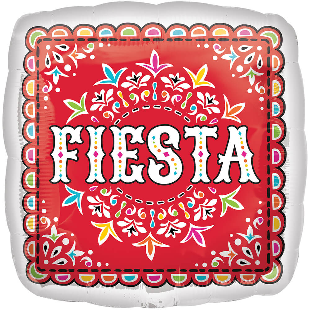 Foil Balloon 17 Inch Papel Picado Fiesta