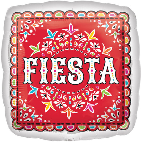 Foil Balloon 17 Inch Papel Picado Fiesta