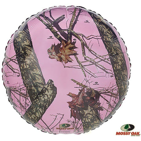 Foil Balloon Pink Mossy Oak 17 Inch