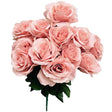 Silk Flowers Dusty Pink Rose Bush