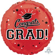 Foil Balloon School Colors Pride Red